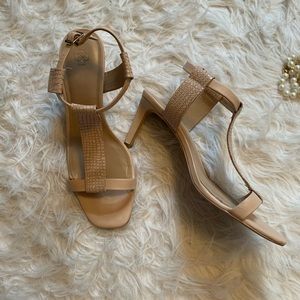 Ann Taylor Strappy Kitten Heel Sandal